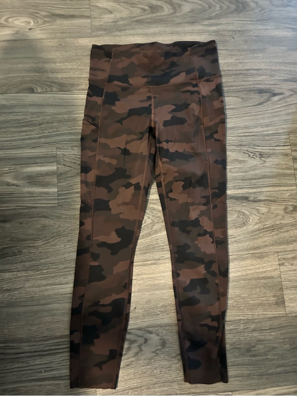 lululemon athletica Brown Camo High-Rise Leggings